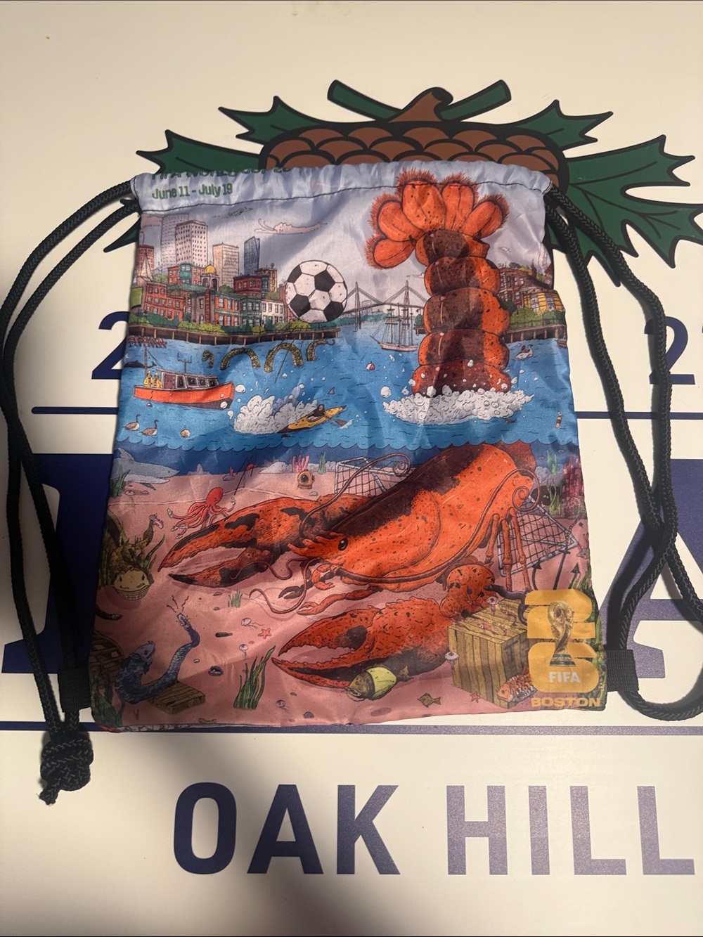 FIFA World Cup 2026 Boston Limited-Edition Orange Drawstring Belt Bag